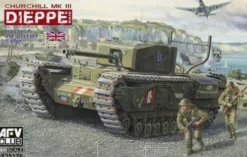 AFV Club Churchill Mk.3 Dieppie Includ Workable – 1:35 bouwpakket