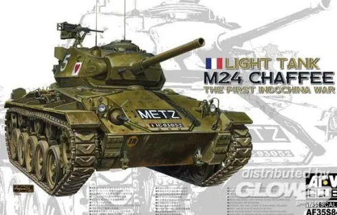 AFV Club M24 Chaffee Light Tank the First Indochi – 1:35 bouwpakket
