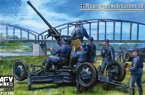 AFV Club 40mm Flak 28 Bofors ww II German – 1:35 bouwpakket