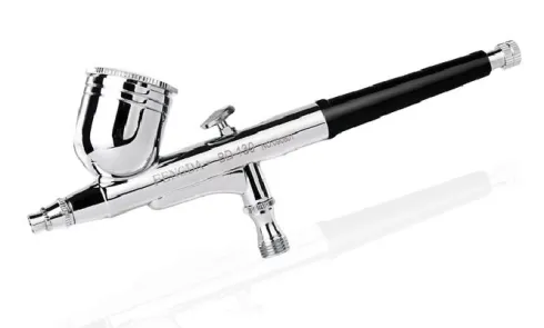 Airbrush compressor AS-196 compleet met Airbrush BD-130 spuit en accessoires