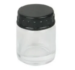 Airbrush glazen verfbeker 22ml
