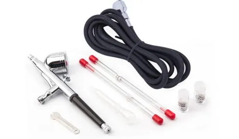 Airbrush pistool BD-130K met 0,2 – 0,3 en 0,5mm naald/nozzle en slang