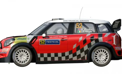 Airfix Mini Countryman WRC Starter Set in 1:32 bouwpakket met lijm en verf