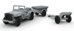 Airfix Willys Jeep, Trailer & 6PDR Gun in 1:72 bouwpakket