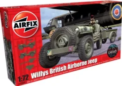 Airfix Willys Jeep, Trailer & 6PDR Gun in 1:72 bouwpakket