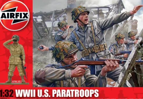 Airfix WWII US Paratroops in 1:32 bouwpakket