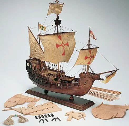 Amati Santa Maria houten scheepsmodel 1:65