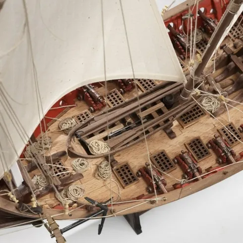 Amati Xebec 1753 Gewapend Schip Houten Scheepsmodel 1/50 (AM1427)