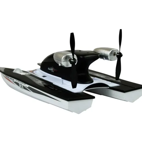 Amewi AirProp Speedboot Katamaran RTR Zwart/Wit