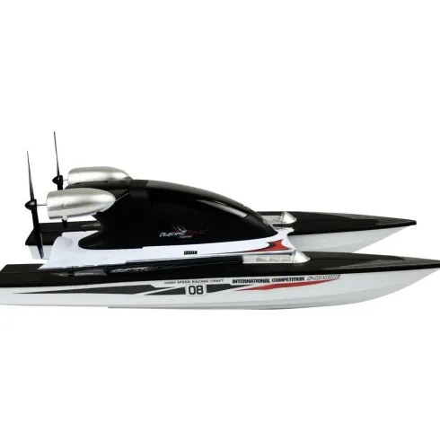 Amewi AirProp Speedboot Katamaran RTR Zwart/Wit