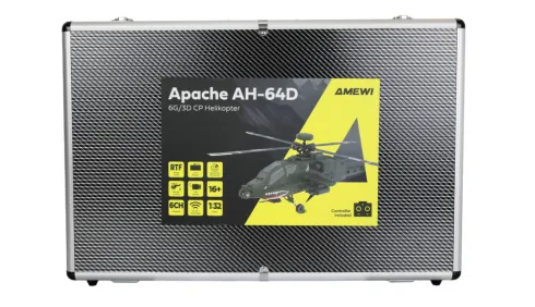 Amewi Apache AH-64D CP Helicopter 6G/3D RTF – Groen