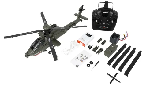 Amewi Apache AH-64D CP Helicopter 6G/3D RTF – Groen