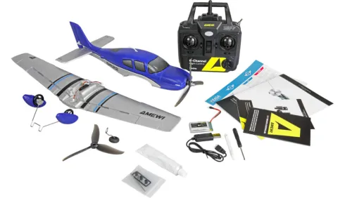 Amewi Cirrus SR22 Brushless 520mm 4CH 3D/6G RTF – Blauw