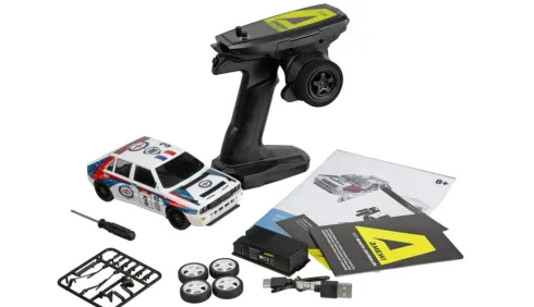 Amewi Drift Scale Car LR28 1/28 RTR 4WD met Gyro – Complete Set