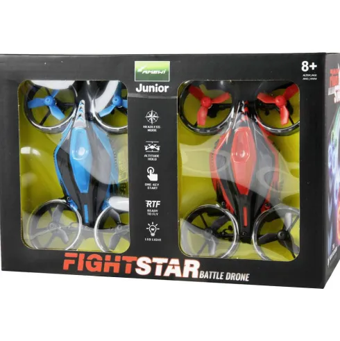 Amewi FightStar Battle Drone Set RTF Rood en Blauw