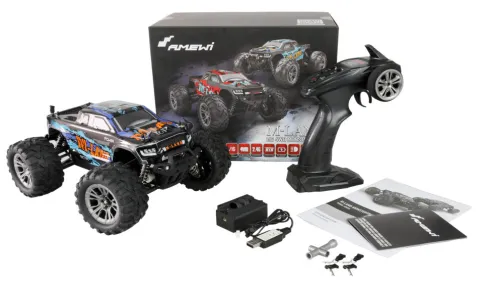 Amewi M-Land Monstertruck 1/16 RTR 4WD Blauw – 48 km/h