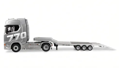 Amewi Scania 770 S Trekker + Dieplader 6×4 1:18 RTR Zilver