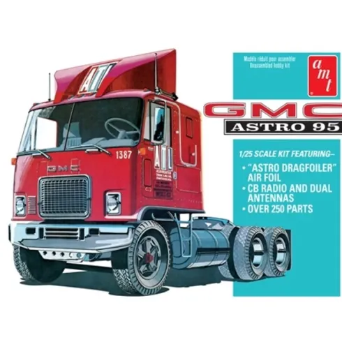 AMT GMC Astro 95 Semi Tractor 1:25 bouwpakket