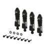 ARRMA Aluminum Shock Set, 58mm Length, 1000 cSt Oil (4), Black: GROM – ARA1567