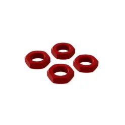 ARRMA Aluminum Wheel Nut 17mm Red 4 – ARA310906