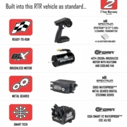 ARRMA 1/7 BIG ROCK 6S 4X4 BLX Monster Truck RTR Gunmetal