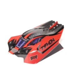 ARRMA 1/8 Clipless Painted Decaled Body Black TYPHON 4X4 – ARA-2309