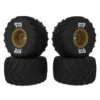 ARRMA dBoots Chevron MT Tire Set Glued Bronze 2 Pairs GROM – ARA-2586