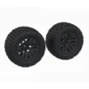 ARRMA dBoots FORTRESS MT Tire Set Glued Black 2 – ARA-1608