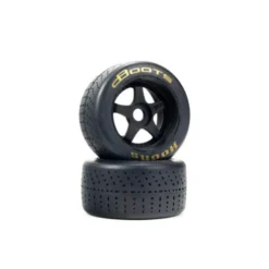 ARRMA 1/7 dBoots Hoons 53/107 2.9 Gold Belted 5-Spoke Mounted Wheels, 17mm Hex (2) – ARA550085
