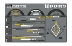 Arrma DBoots Hoons 42/100mm Gold Belted Tires With 2.9″ 5-Spoke Wheels (2)