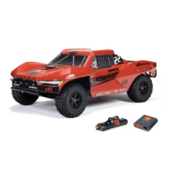 ARRMA 1/10 FURY MEGA 550 2WD Short Course Truck RTR Rood (Versie 2024/2025) met accu en lader