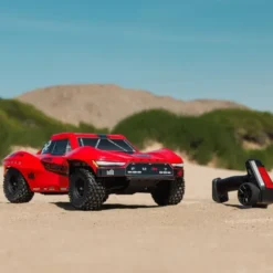 ARRMA 1/10 FURY MEGA 550 2WD Short Course Truck RTR Rood (Versie 2024/2025) met accu en lader