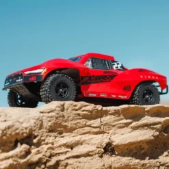 ARRMA 1/10 FURY MEGA 550 2WD Short Course Truck RTR Rood (Versie 2024/2025) met accu en lader