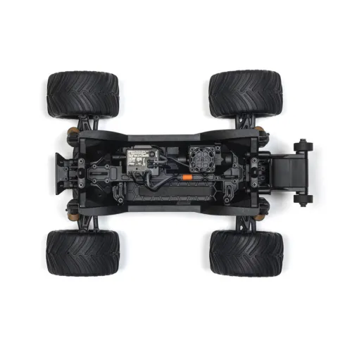 ARRMA 1/16 Gorgon Grom 4×4 Brushed Monster Truck RTR Geel compleet met Spektrum 7.4V 1400mAh 2S LiPo accu en USB-C lader