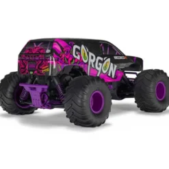 ARRMA 1/10 GORGON 2WD RTR Brushed Monster Truck Paars compleet met accu en lader (Versie 2025/2026)