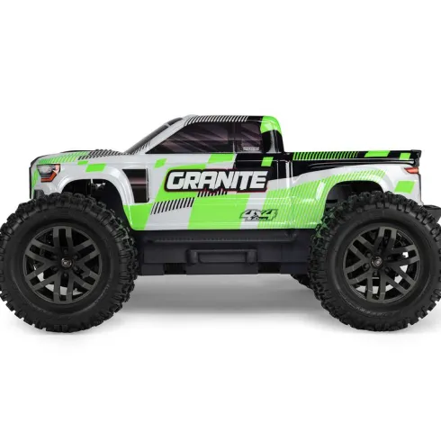 ARRMA 1/10 GRANITE MEGA 665 4X4 Brushed Monster Truck Groen RTR zonder accu en lader