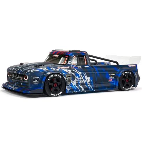 ARRMA INFRACTION 2020 V2 6S BLX 1/7 Brushless Street Basher 4WD RTR – Blauw