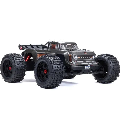 ARRMA 1/10 OUTCAST 4S 4X4 Brushless Stunt Truck RTR Gun Metal 80km/h zonder accu en lader