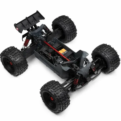 ARRMA 1/10 OUTCAST 4S 4X4 Brushless Stunt Truck RTR Gun Metal 80km/h zonder accu en lader