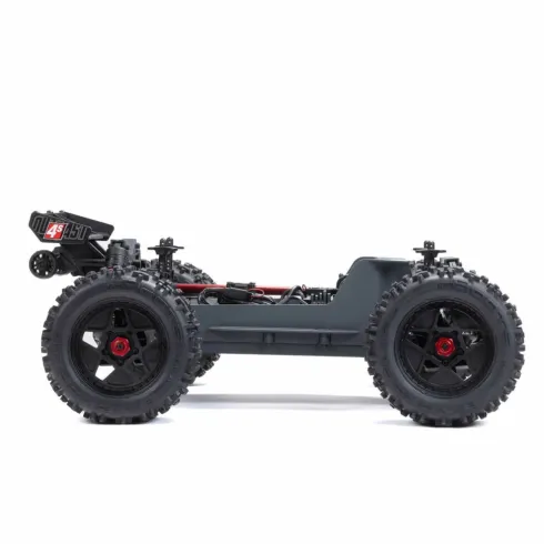 ARRMA 1/10 OUTCAST 4S 4X4 Brushless Stunt Truck RTR Gun Metal 80km/h zonder accu en lader