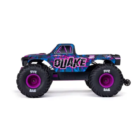 ARRMA 1/10 QUAKE 223S DSC 2WD Brushless Monster Truck RTR Paars (80 km/h)