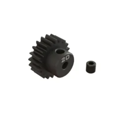 ARRMA 20T 0.8Mod 1/8″ Bore CNC Steel Pinion Gear – ARA311082