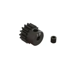 ARRMA 15T 0.8Mod 1/8″ Bore CNC Steel Pinion Gear – ARA311077