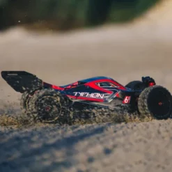 ARRMA 1/8 TYPHON 6S BLX V5 4WD Buggy Spektrum Firma RTR – Zwart
