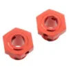 ARRMA Wheel Hex Aluminum 17mm (13.6mm Thick) Red (2) – AR310447 / ARAC9413
