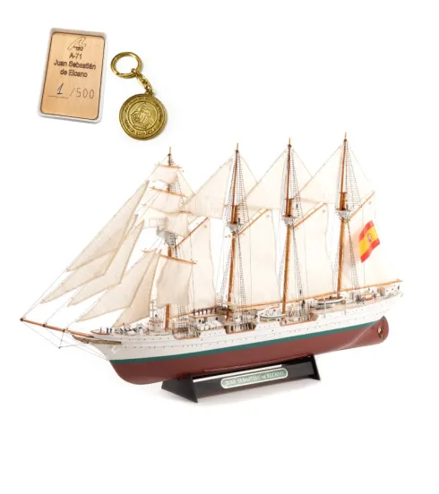Artesania Latina Juan Sebastián de Elcano 1/140 houten scheepsmodel Collector-set – Een indrukwekkend houten model van een van de bekendste zeilschepen ter wereld