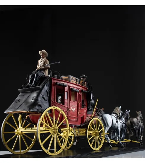 Artesania Latina Stagecoach “Legende van het Wilde Westen” 1/12 houtenmodel cadeaupakket