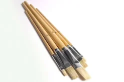 Artino Kunstenaarspenselset – 5 stuks (natuurhouten steel) ideaal voor modelbouw