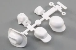 Axial Drivers Head and Hat Set (White) – AXI31635