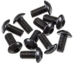 Axial Hex Socket Button Head Black M3x6mm (10) – AXIC0005